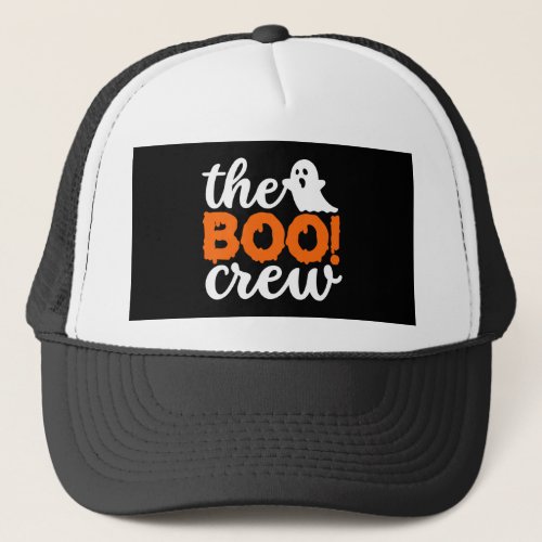 The Boo Crew Halloween Trucker Hat