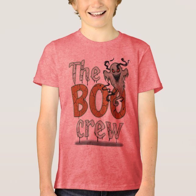 The Boo Crew Horror Tri-Blend Shirt (Front)
