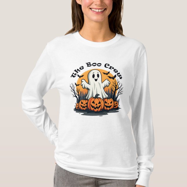 The Boo Crew Long Sleeve T-shirt (Front)