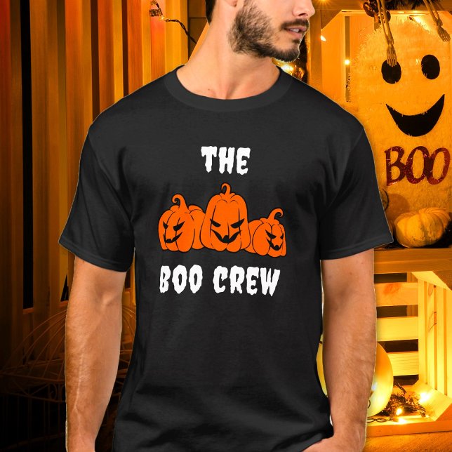 The Boo Crew Modern Halloween Family Matching T-Shirt (Creator Uploaded)