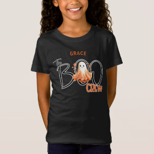 The Boo Crew Name Halloween Girl T-Shirt