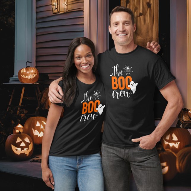 The Boo Crew Orange and Black Halloween Family T-Shirt (The Boo Crew Orange and Black Halloween Family T-Shirt
)