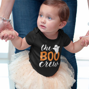The Boo Crew Orange Halloween Family Matching Baby Bodysuit