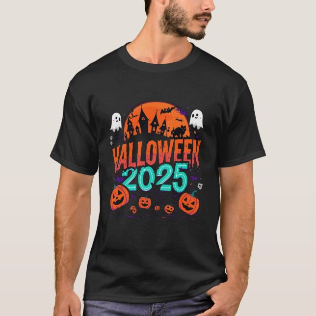 The Boo Crew Orange Halloween Family Matching T-Sh T-Shirt (Front)