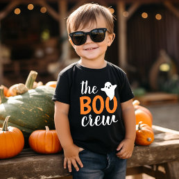 The Boo Crew Orange Halloween Family Matching Toddler T-shirt