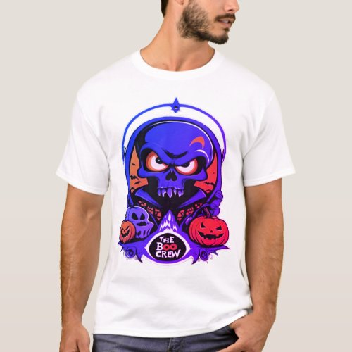 The Boo crew pumpkin Halloween t_shirt 