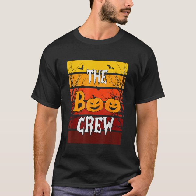 The Boo Crew Pumpkins Halloween Costume T-Shirt (Front)