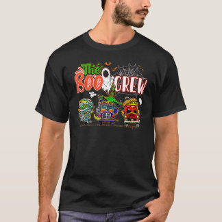 The Boo Crew School Bus Driver Halloween Costume T-Shirt