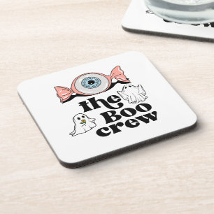 The Boo Crew Spooktacular Halloween Squad Beverage Coaster