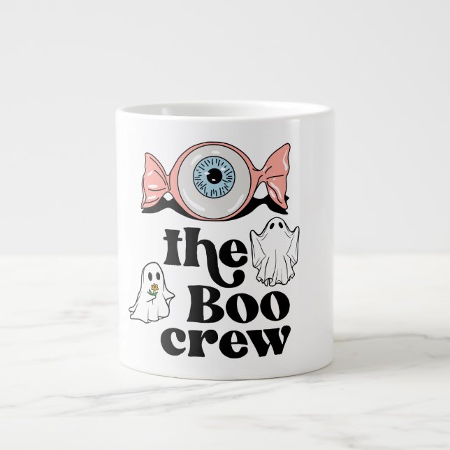 The Boo Crew | Spooktacular Halloween Squad Giant Coffee Mug (Front)