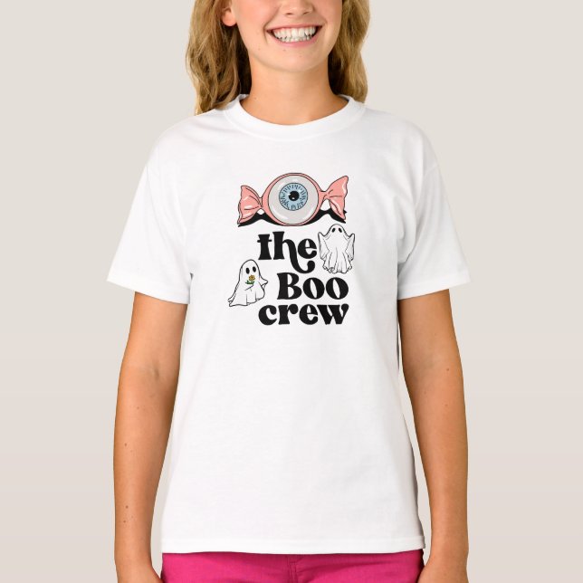 The Boo Crew | Spooktacular Halloween Squad T-Shirt (Front)