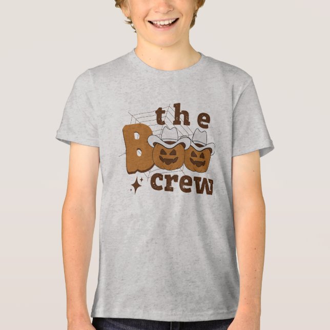 The Boo Crew Tri-Blend Shirt (Front)