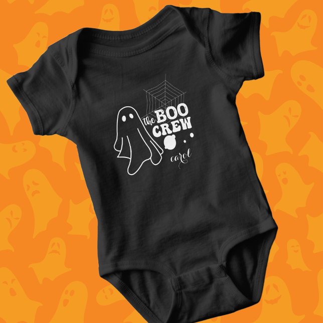 The Boo Crew White Halloween Family Matching Baby Bodysuit (Creator Uploaded)