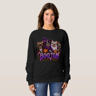 The Boo Team Classic Monster Frenchies Halloween Sweatshirt