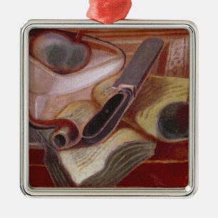 The Book, 1924 Metal Ornament