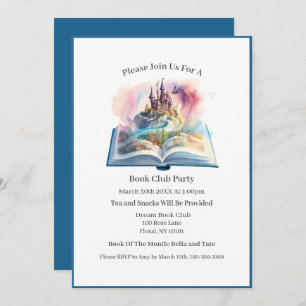 The book is always better, Book Club Invitation