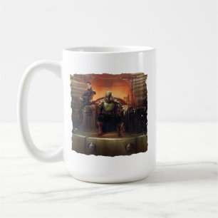 The Book of Boba Fett   Boba Fett on Throne Coffee Mug