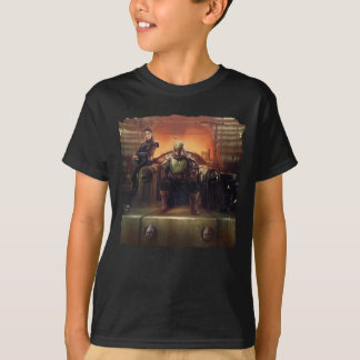 The Book of Boba Fett | Boba Fett on Throne T-Shirt