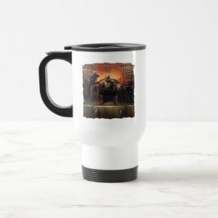 The Book of Boba Fett   Boba Fett on Throne Travel Mug