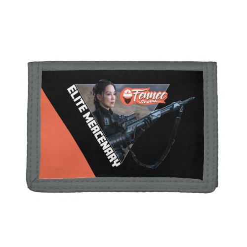 The Book of Boba Fett  Fennec Shand Rifle Graphic Trifold Wallet