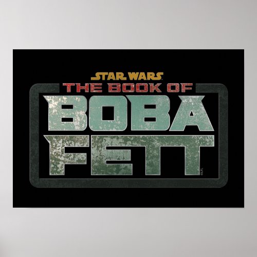 The Book of Boba Fett  Official Logo Poster