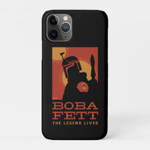 The Book of Boba Fett Retro Boba Fett Outline iPhone 11 Pro Case