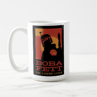 The Book of Boba Fett | Retro Boba Fett Outline Coffee Mug