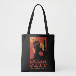 The Book of Boba Fett | Retro Boba Fett Outline Tote Bag