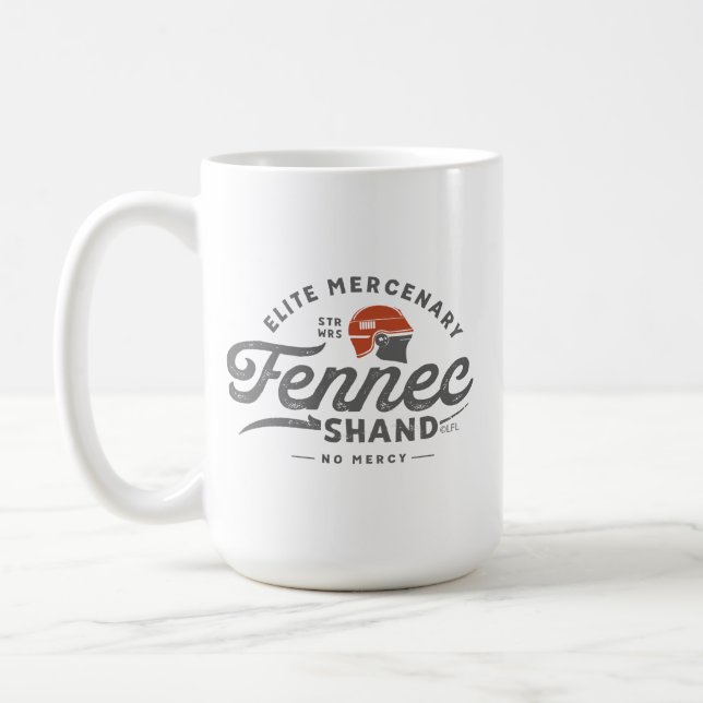 The Book of Boba Fett | Retro Fennec Shand Logo Coffee Mug (Left)