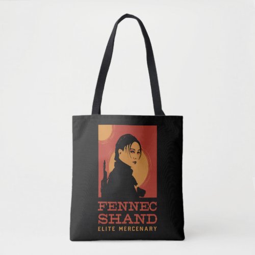 The Book of Boba Fett  Retro Fennec Shand Outline Tote Bag
