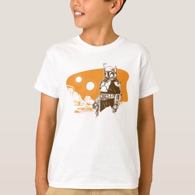 The Book of Boba Fett | Retro Tatooine Vista T-Shirt (Front)