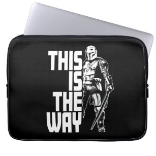 The Book of Boba Fett   The Mandalorian Darksaber Laptop Sleeve