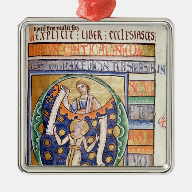 The Book of Ecclesiastes Metal Ornament (Front)