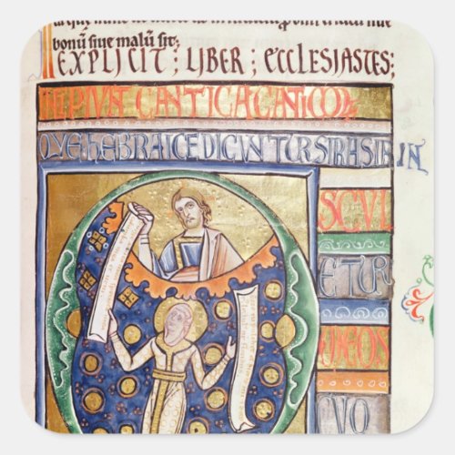 The Book of Ecclesiastes Square Sticker