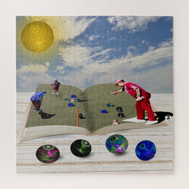 The Book Of Lawn Bowls Popout Art, Jigsaw Puzzle (Vertical)