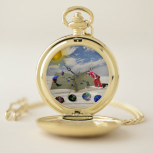 The Book Of Lawn Bowls Popout Art, Pocket Watch
