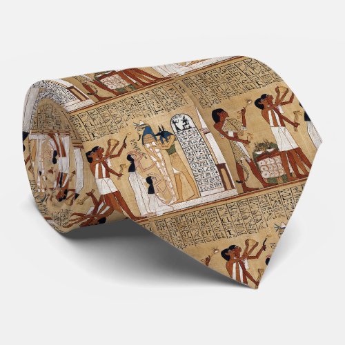 The book of the dead where Anubis is depicted ネクタイ Neck Tie