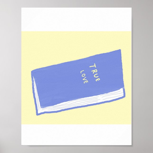 the book painting art poster (Front)