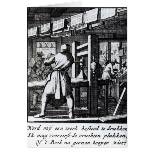 The Book Printer Cards (Front)