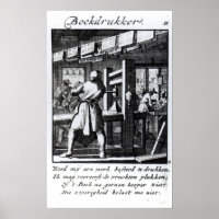 The Book Printer Poster