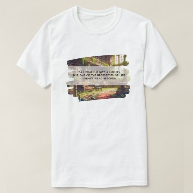The book reader T-Shirt (Design Front)