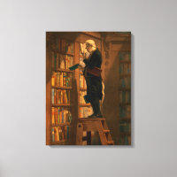 The Bookworm, 1861 by Carl Spitzweg