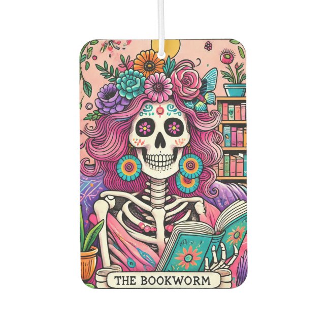 The Bookworm  Air Freshener (Front)