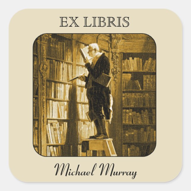 The Bookworm Bookplate (Front)