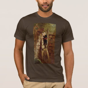 The Bookworm, By Spitzweg, Carl T-Shirt