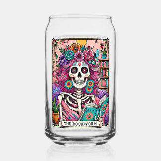 The Bookworm Can Glass