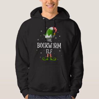 The Bookworm Elf Family Matching Christmas Hoodie