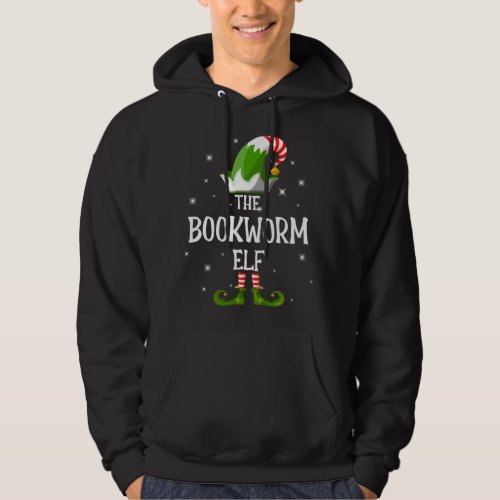 The Bookworm Elf Family Matching Group Christmas Hoodie