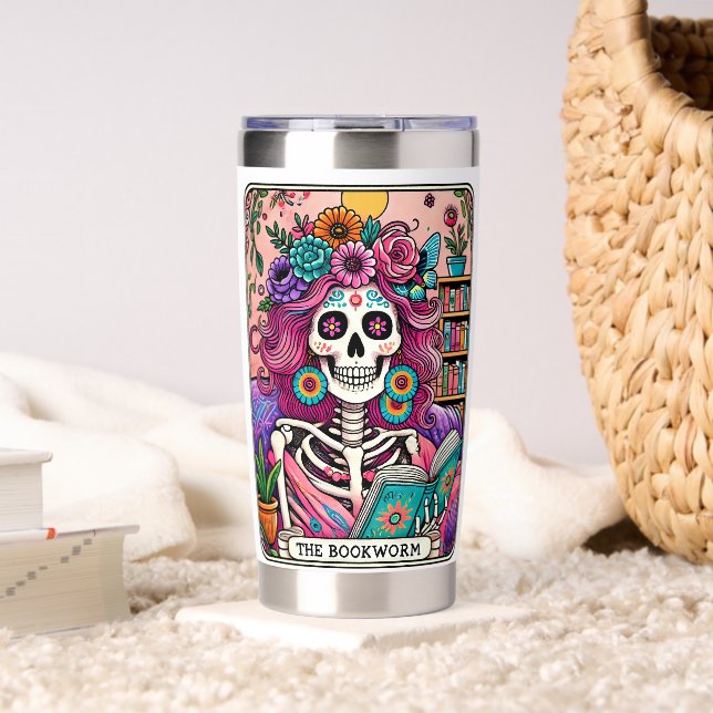 The Bookworm  Insulated Tumbler (Living Room (Rotated))