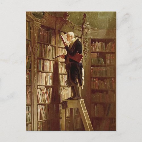 The Bookworm Postcard